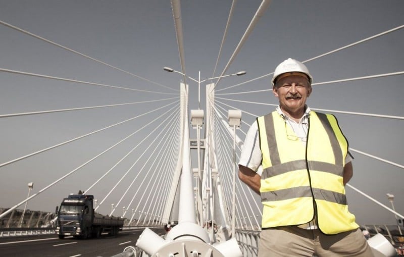 Projektant Mostu Rędzińskiego opowie o mostach w dziejach Polski - fot. Marek Szaempliński / Twitter