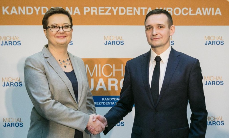Poseł Michał Jaros oficjalnym kandydatem na prezydenta Wrocławia - fot. materiały prasowe