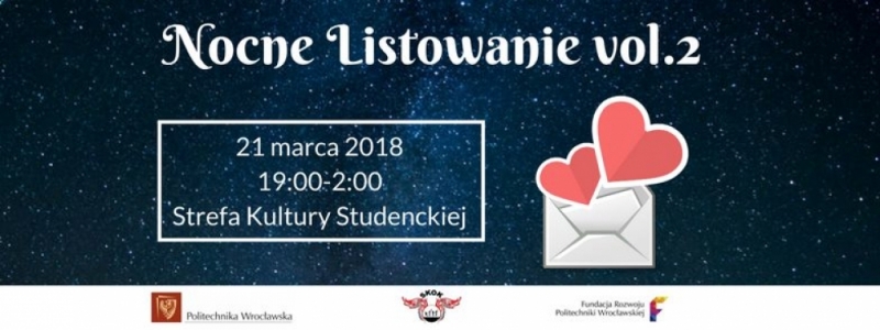 Nocne pisanie listów na Politechnice Wrocławskiej - fot. mat. prasowe