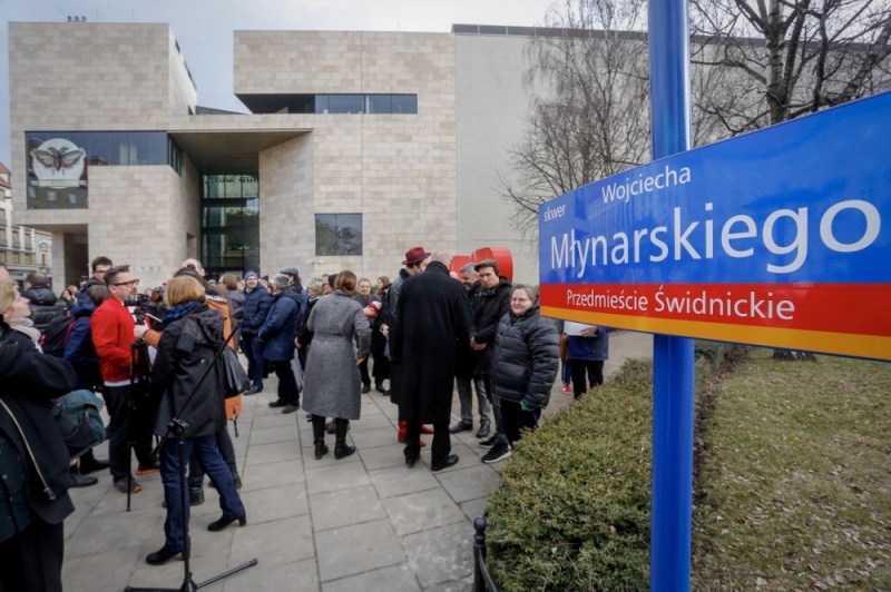 Wojciech Młynarski patronem skweru przy Capitolu [FOTO] - fot. mat. prasowe