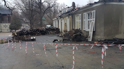 Wciąż nie wiadomo, co było przyczyną pożaru w uzdrowisku. Trwają przesłuchania - 0