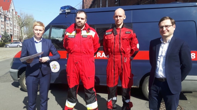 Wrocław: Działacze PiS wytykają władzom miasta niskie dotacje na ochotnicze straże pożarne - fot. Przemek Gałecki