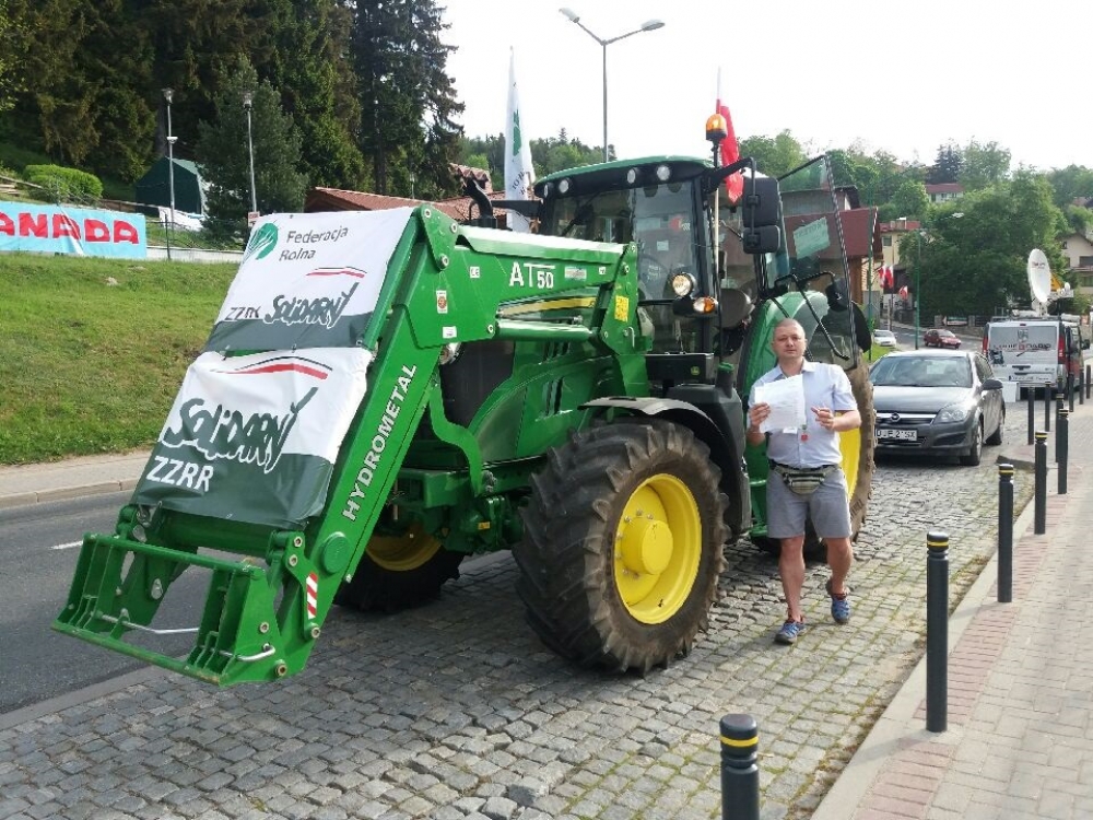 Protest na DK3. Rolnicy będą blokowali ruch - fot. Radio Wrocław