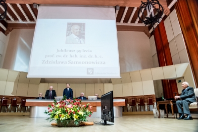 Politechnika Wrocławska: Jubileusz 95-lecia prof. Zbigniewa Samsonowicza - 1