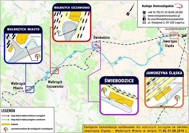Utrudnienia w ruchu Kolei Dolnośląskich -