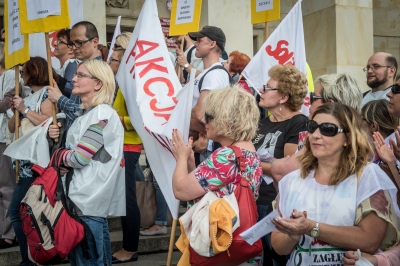 "Czara goryczy się przelała". Protest nauczycieli we Wrocławiu - 9