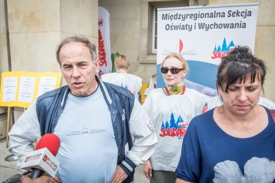 "Czara goryczy się przelała". Protest nauczycieli we Wrocławiu - 2