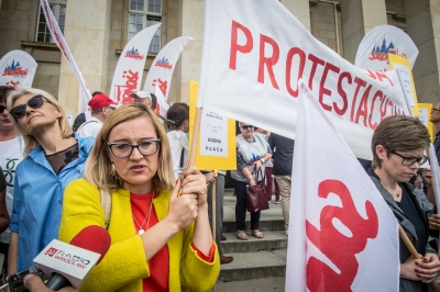 "Czara goryczy się przelała". Protest nauczycieli we Wrocławiu - 4