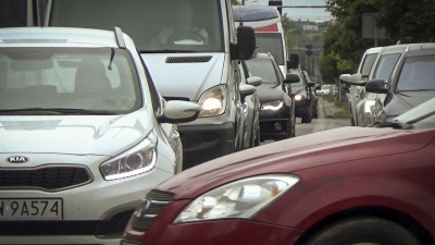 Remont na Hubach. W poniedziałkowy poranek "nie najgorzej" [ZOBACZ] - 1