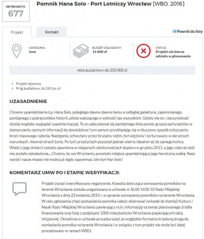 Pomnik Hana Solo, rzeźba Rafała Dutkiewicza i inne abstrakcyjne projekty niebawem we Wrocławiu? [PUBLICYSTYKA] - 1