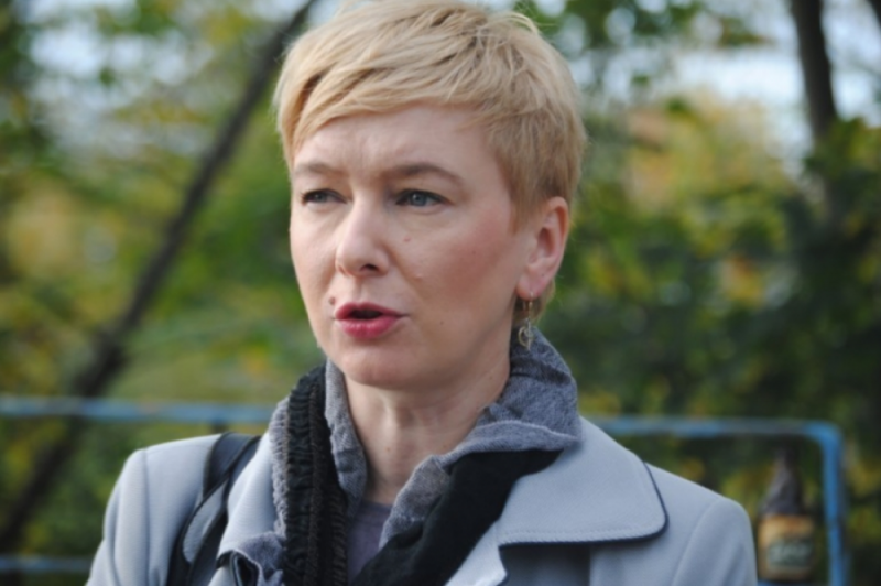 Mirosława Stachowiak-Różecka przedstawiła swój program w obszarze edukacji - fot. archiwum radiowroclaw.pl