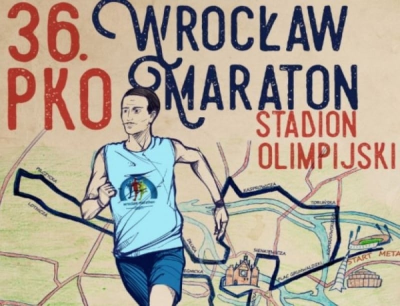 36. PKO Wrocław Maraton. Sprawdź utrudnienia w komunikacji - Fot. materiały prasowe