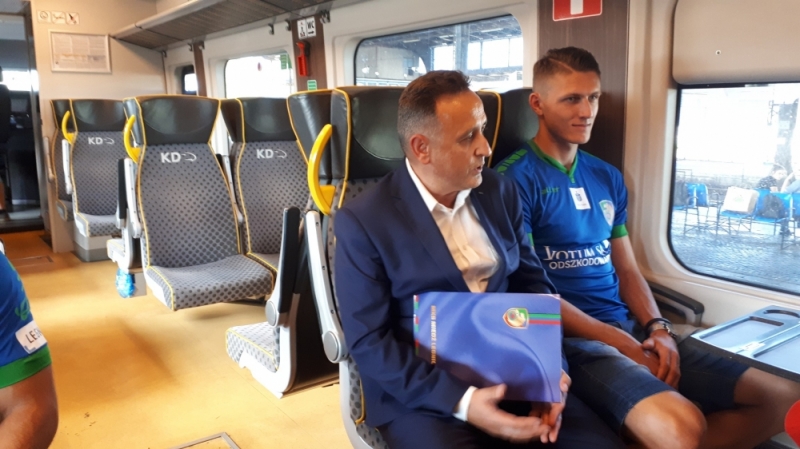 Koleje Dolnośląskie są dumne z awansu Miedzi Legnica i zacieśniają współpracę - fot. Karolina Kurczab