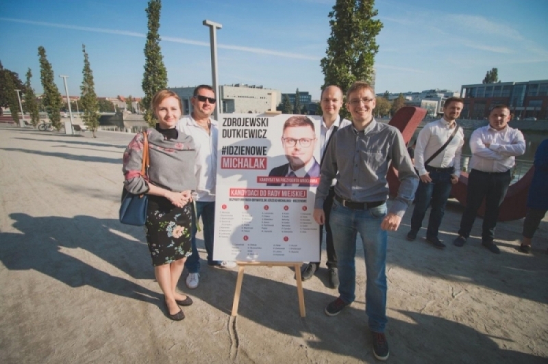 Wrocław: Michalak nie złamał prawa, przywołując na billboardzie nazwisko Dutkiewicza - 