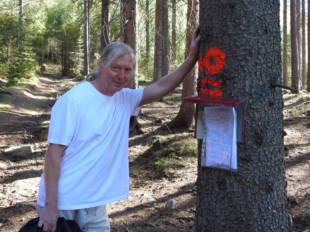 Wycina drzewa i krzaki, wytycza poniemieckie szlaki... Mieszkaniec Borowic ma na pieńku z leśnikami - fot. Piotr Słowiński