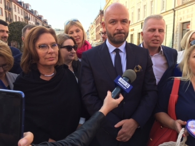 Małgorzata Kidawa-Błońska we Wrocławiu. Poparła Jacka Sutryka