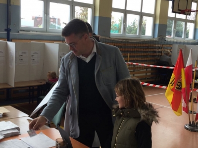 Jerzy Michalak głosował z rodziną