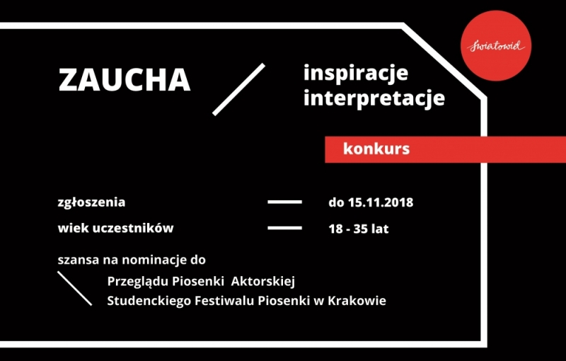 Śpiewasz? Zgłoś się! | ZAUCHA| Inspiracje-Interpretacje - 