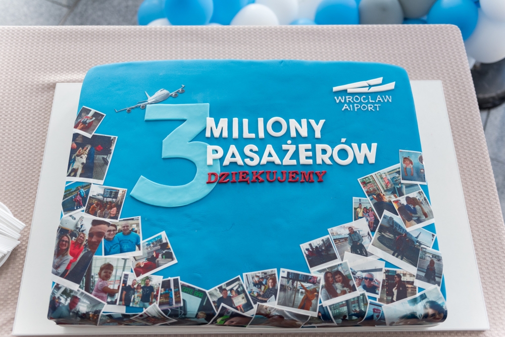 3-milionowy pasażer wylądował na wrocławskim lotnisku - Fot. materiały prasowe
