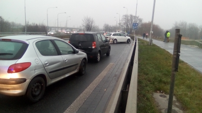 Karambol we Wrocławiu [FOTO] - 1