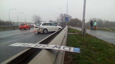 Karambol we Wrocławiu [FOTO] - 2