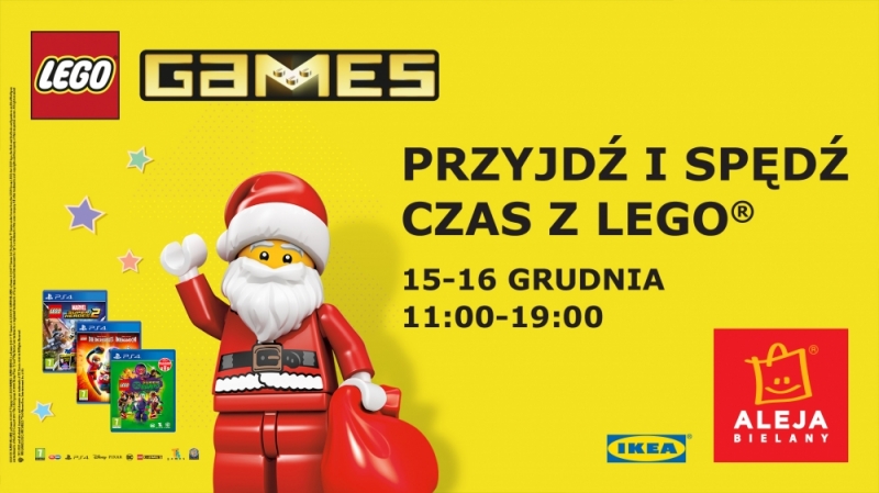 Świąteczna impreza z grami i klockami LEGO w Alei Bielany - Fot. materiały prasowe