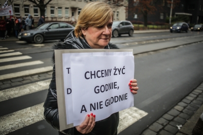 Wrocław: Protest pracowników sądu [FOTO] - 5