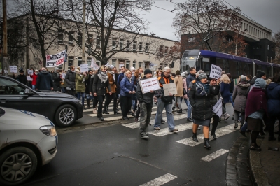 Wrocław: Protest pracowników sądu [FOTO] - 4