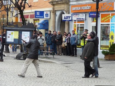 Uprowadzenie burmistrza – pokazowe ćwiczenia w Dzierżoniowie - 1