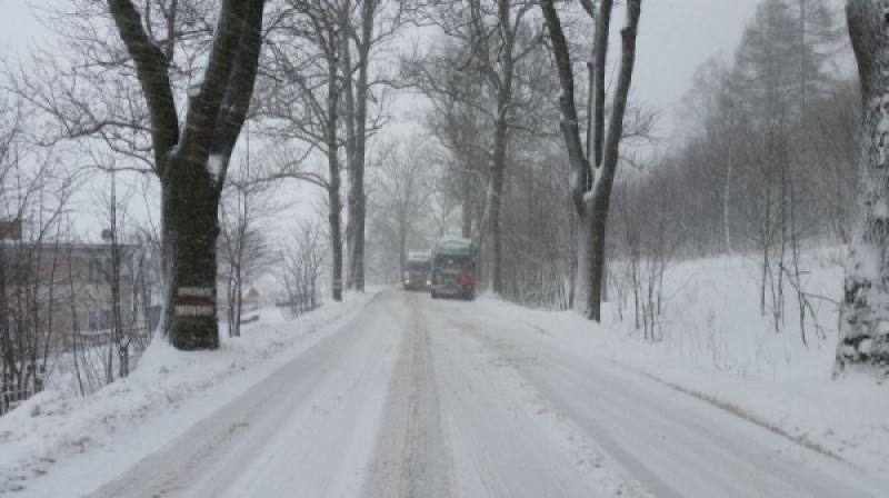 Zamknięta droga dla ciężarówek na odcinku Harrachov- Jakuszyce - fot: archiwum radiowroclaw.pl