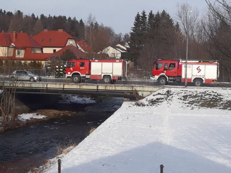 Szokujące odkrycie w Polanicy Zdroju. Zwłoki mężczyzny w rzece - fot. RW