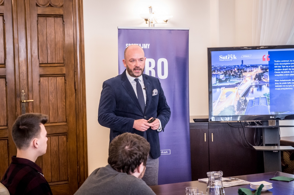 Jacek Sutryk podsumował 100 dni prezydentury - (fot. Andrzej Owczarek)