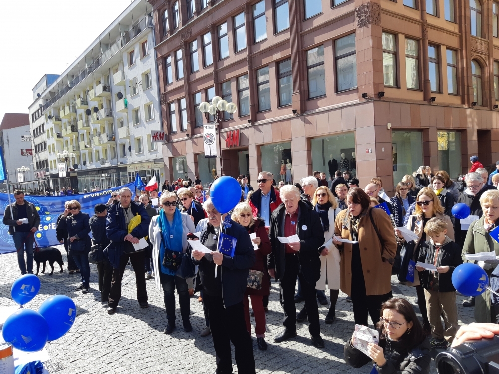 "Oda do radości" wyśpiewana przez wrocławian – fot. Marcin Obłoza