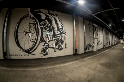 Wyjątkowy mural na wrocławskim dworcu autobusowym [ZOBACZ] - 3