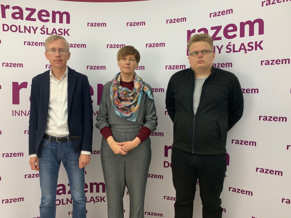 Lewica Razem upomina się o prawa pracowników - (fot. Malwina Gadawa)