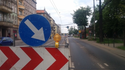 Remont torowiska na Trzebnickiej we Wrocławiu. Utrudnienia w ruchu