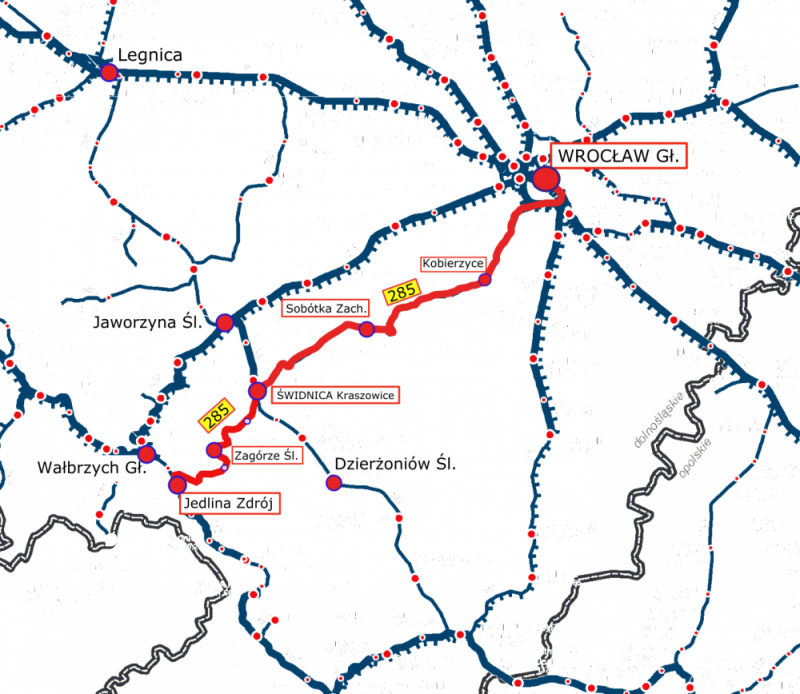 Jest umowa na zaprojektowanie i wykonanie linii kolejowej między Wrocławiem, a Świdnicą - Fot. PLK