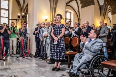 Olga Tokarczuk z tytułem Honorowego Obywatela Wrocławia - 6