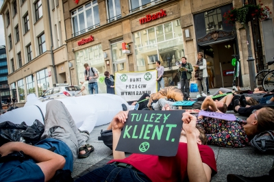 Die-In. Masowe wymieranie w centrum Wrocławia [ZDJĘCIA] - 3