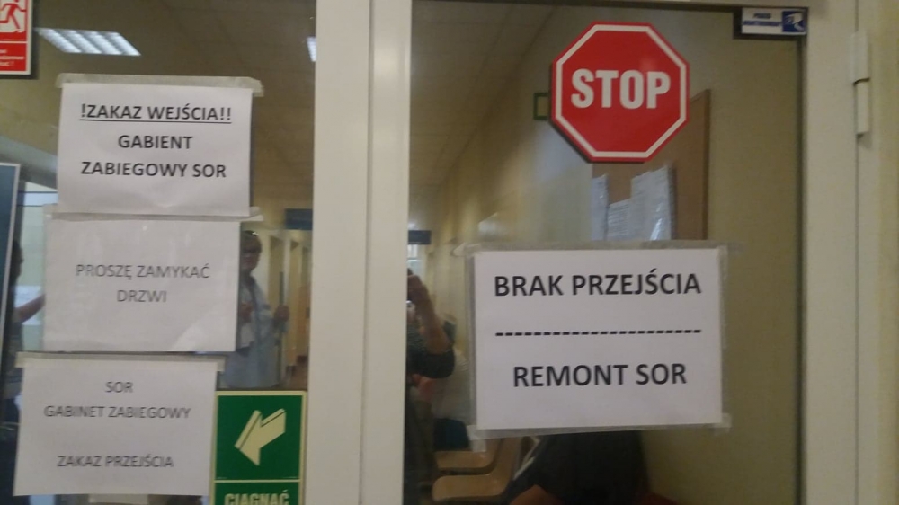 Remont w szpitalu przy ul. Weigla we Wrocławiu. "Wyłączone 80 procent SOR" - fot. Elżbieta Osowicz