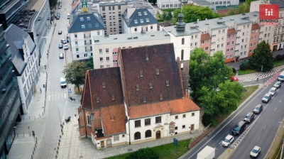 #Migawka z drona. Kościół św. Krzysztofa - perła architektury w sercu Wrocławia