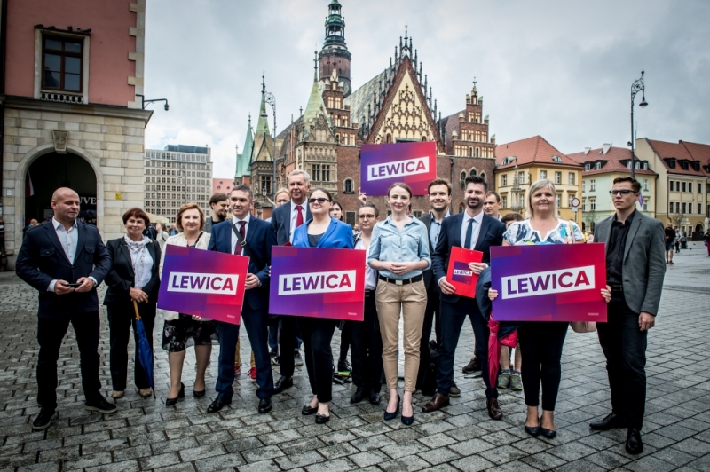 Lewica przedstawiła kandydatów z okręgu wrocławskiego - fot. Andrzej Owczarek