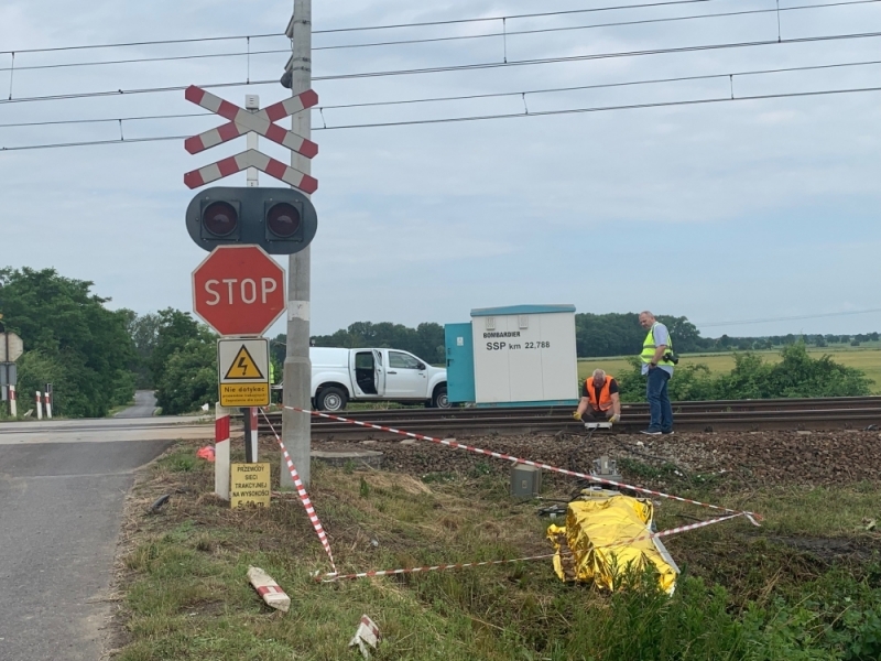 Śmiertelny wypadek na przejedzie kolejowym w Lubinie - Zdjęcie ilustracyjne (fot. Malwina Gadawa)
