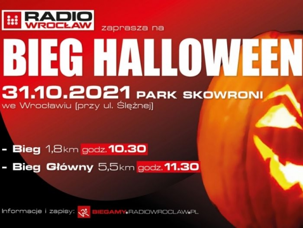 Bieg Halloween Radia Wrocław – z przymrużeniem oka, z nutką strachu, w przebraniu halloweenowym - .