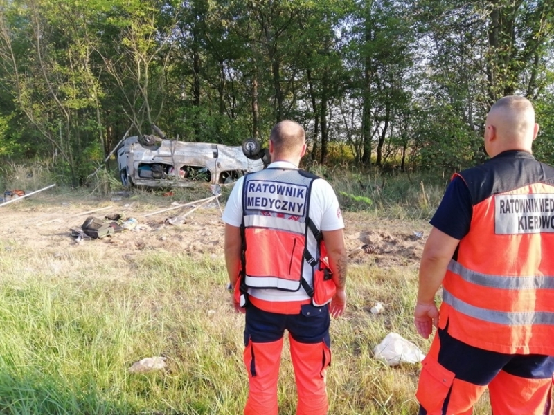 Aresztowano mężczyznę podejrzewanego o spowodowanie wypadku na A4 - fot. FB/Pogotowie Ratunkowe w Legnicy