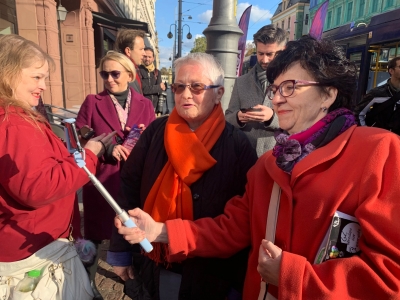 Barbara Labuda wspiera Lewicę tydzień przed wyborami parlamentarnymi  - 0