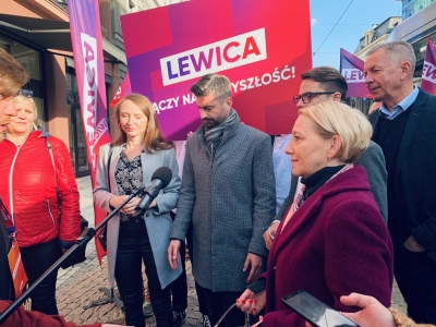 Barbara Labuda wspiera Lewicę tydzień przed wyborami parlamentarnymi  - 1