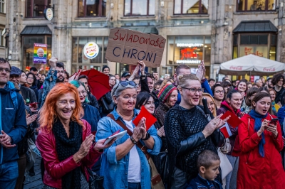 Wrocław: Protestowali przeciwko zakazowi edukacji seksualnej - 1