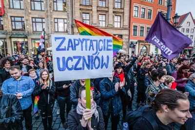 Wrocław: Protestowali przeciwko zakazowi edukacji seksualnej - 2