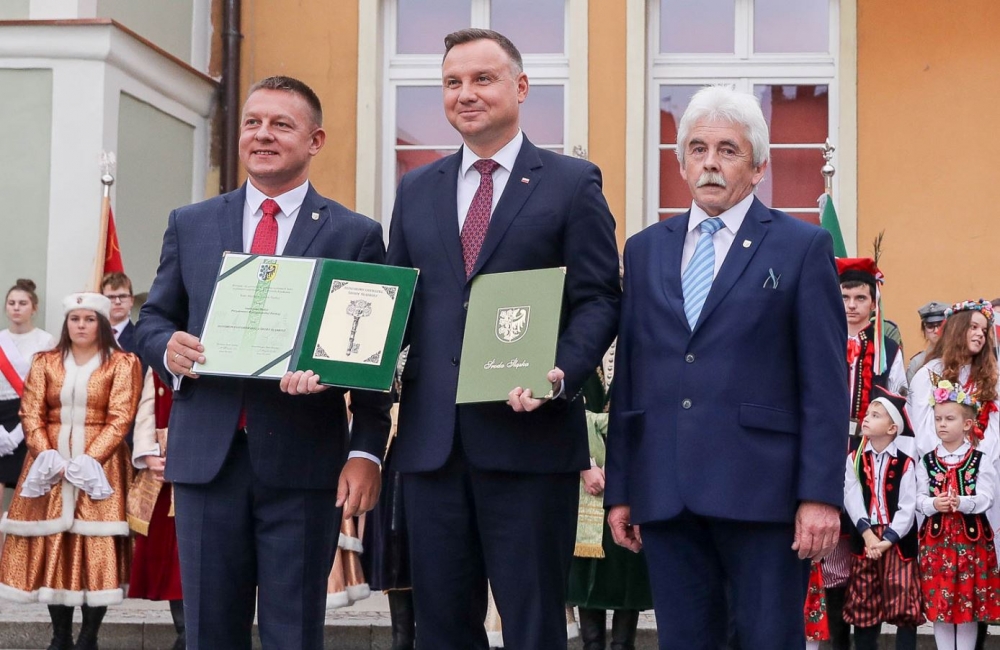 Prezydent Andrzej Duda Honorowym Obywatelem Środy Śląskiej - fot. prezydent.pl
